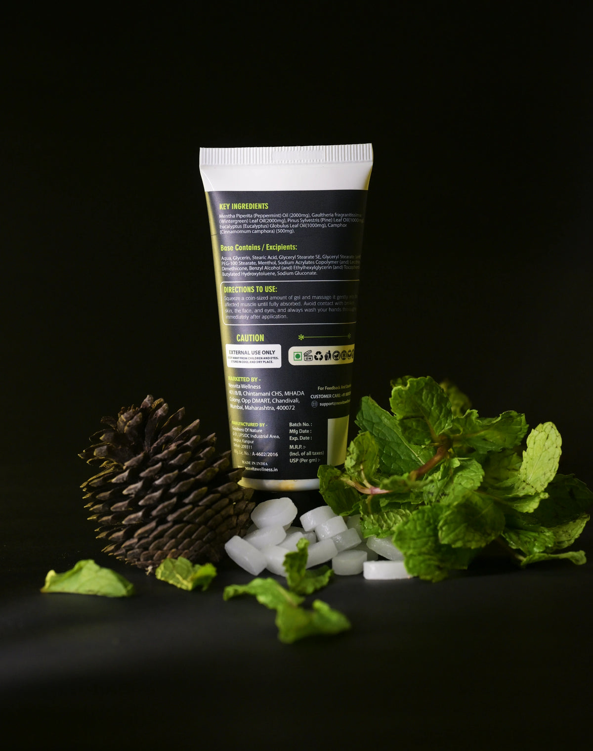 NexRecava Cooling Muscle Gel