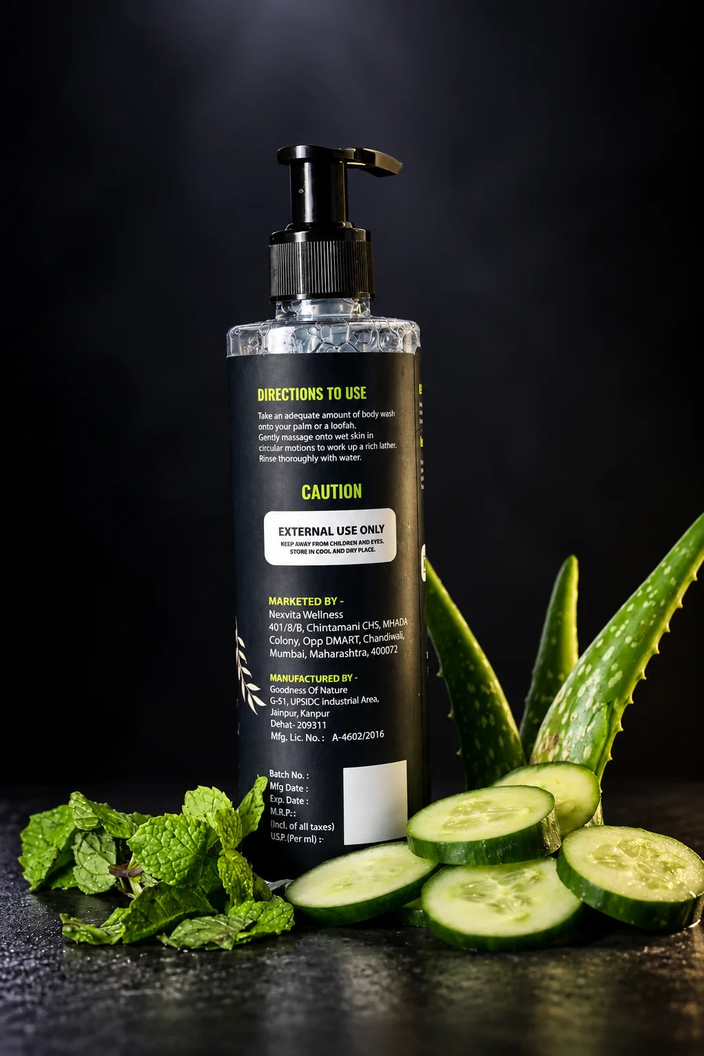 NexRecava Muscle Recovery Body Wash