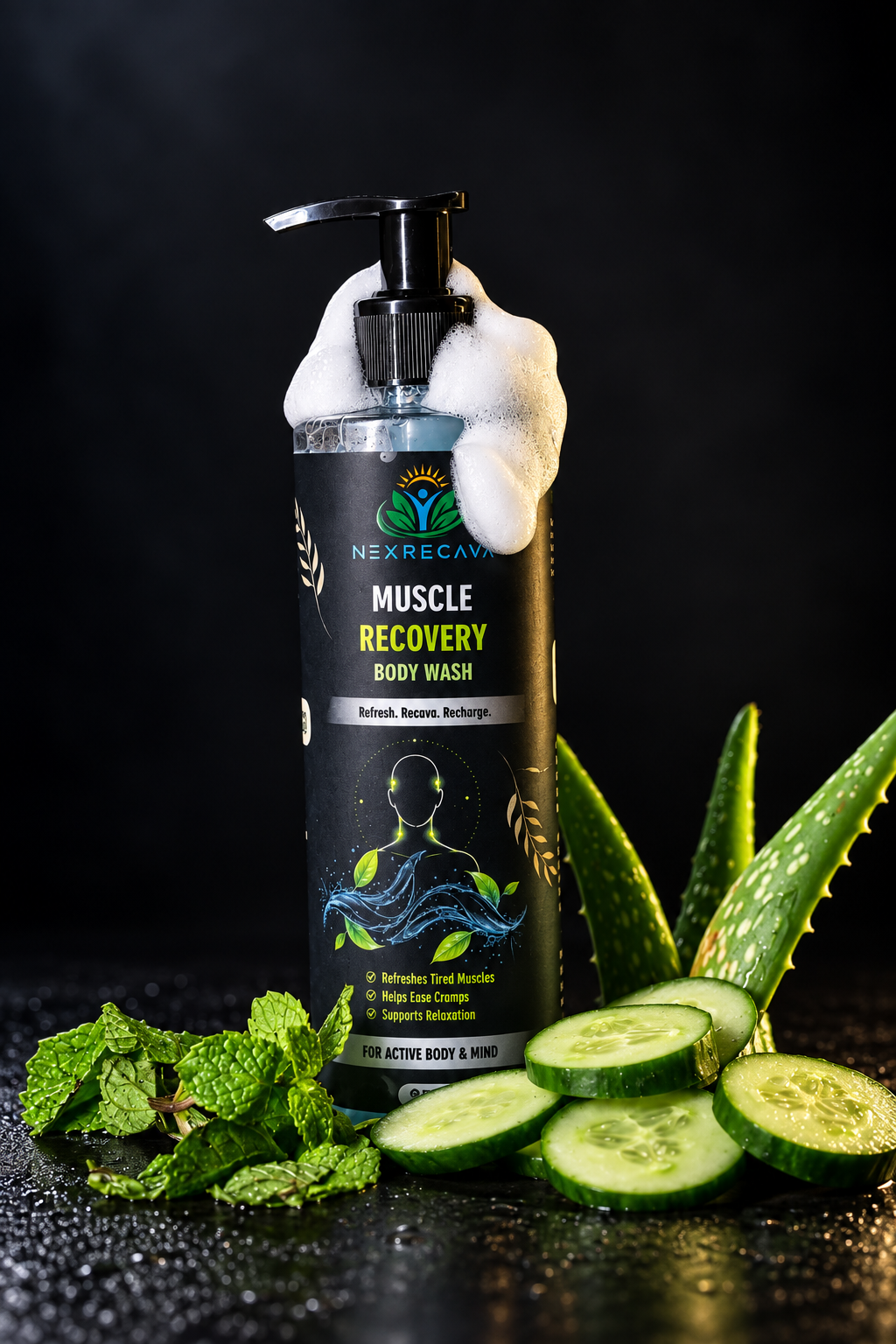 Combo 2 (Muscle Recovery Body Wash + Spray)