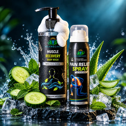 Combo 2 (Muscle Recovery Body Wash + Spray)