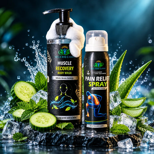 Combo 2 (Muscle Recovery Body Wash + Spray)